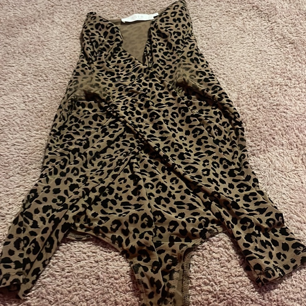 Astr The Label Leopard-Print Stretch Bodysuit | S… - image 6